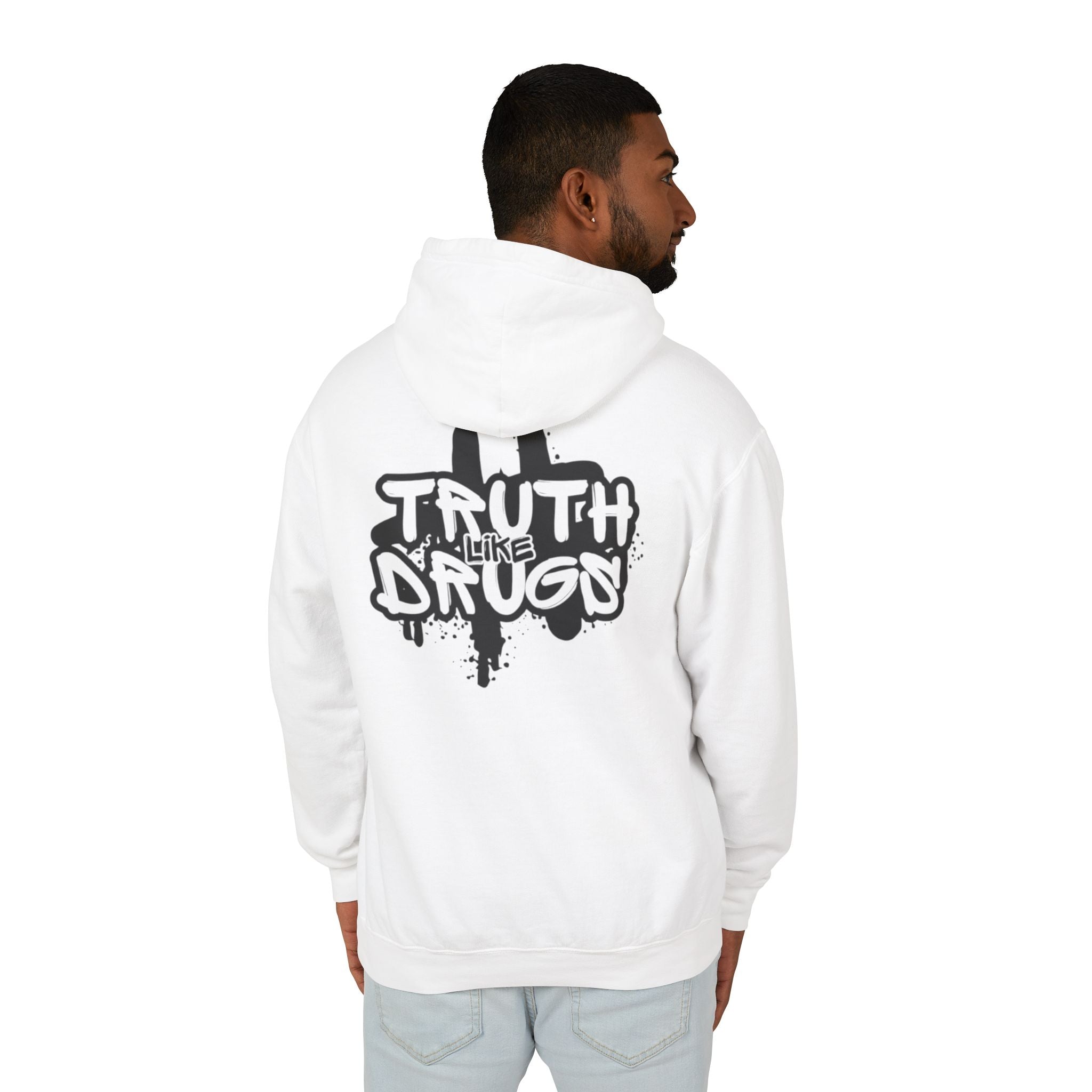 Truth Like Drugs | Unisex Lightweight Hooded Sweatshirt