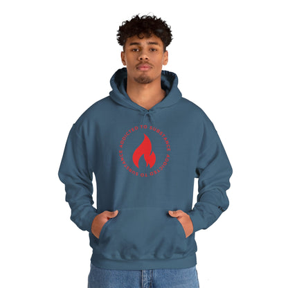 Men's Addicted To Substance Elements 2 Hoodie  (Fire) | Heavy Blend™ Hooded Sweatshirt