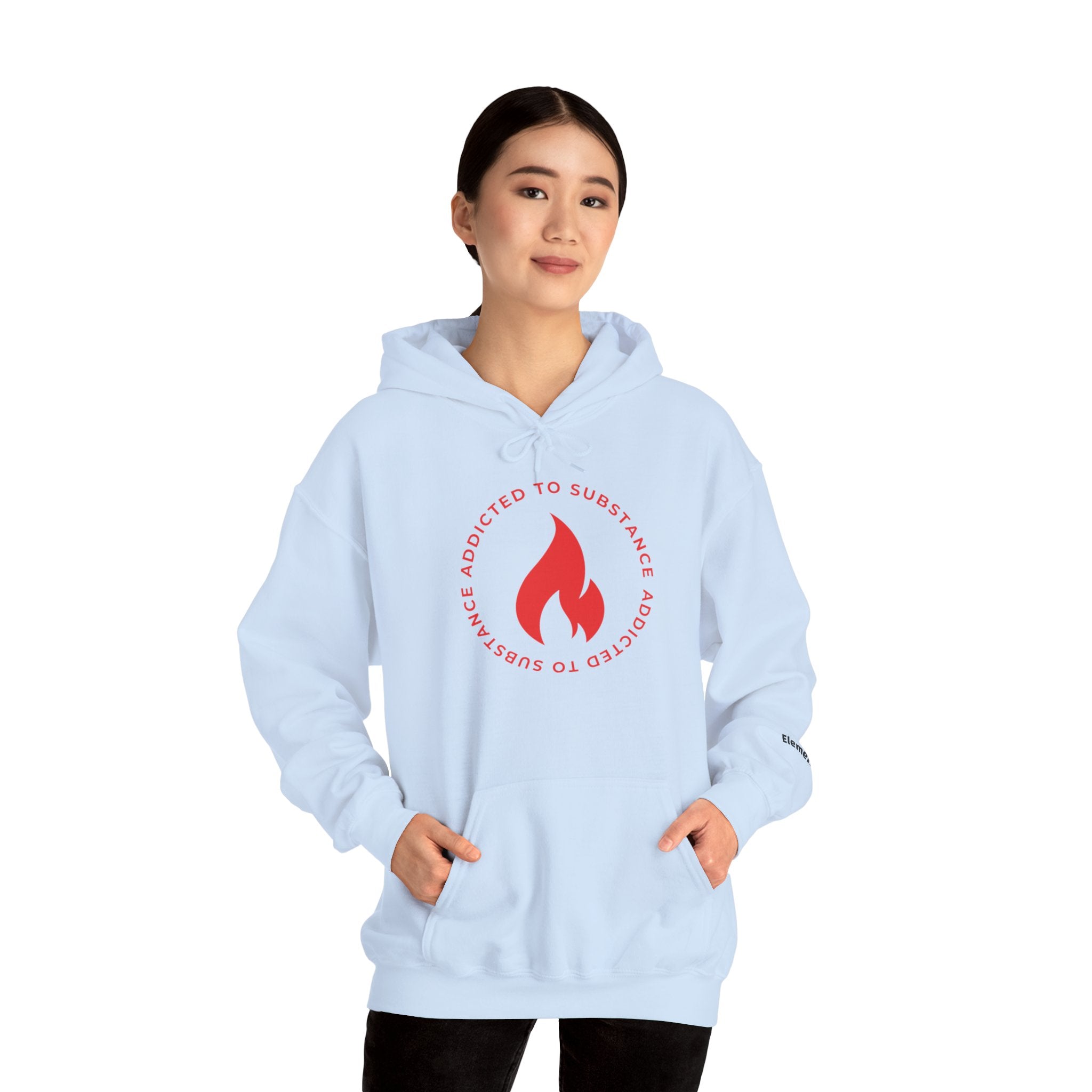 Women's Addicted To Substance Elements 2 Hoodie (Fire) | Heavy Blend™ Hooded Sweatshirt