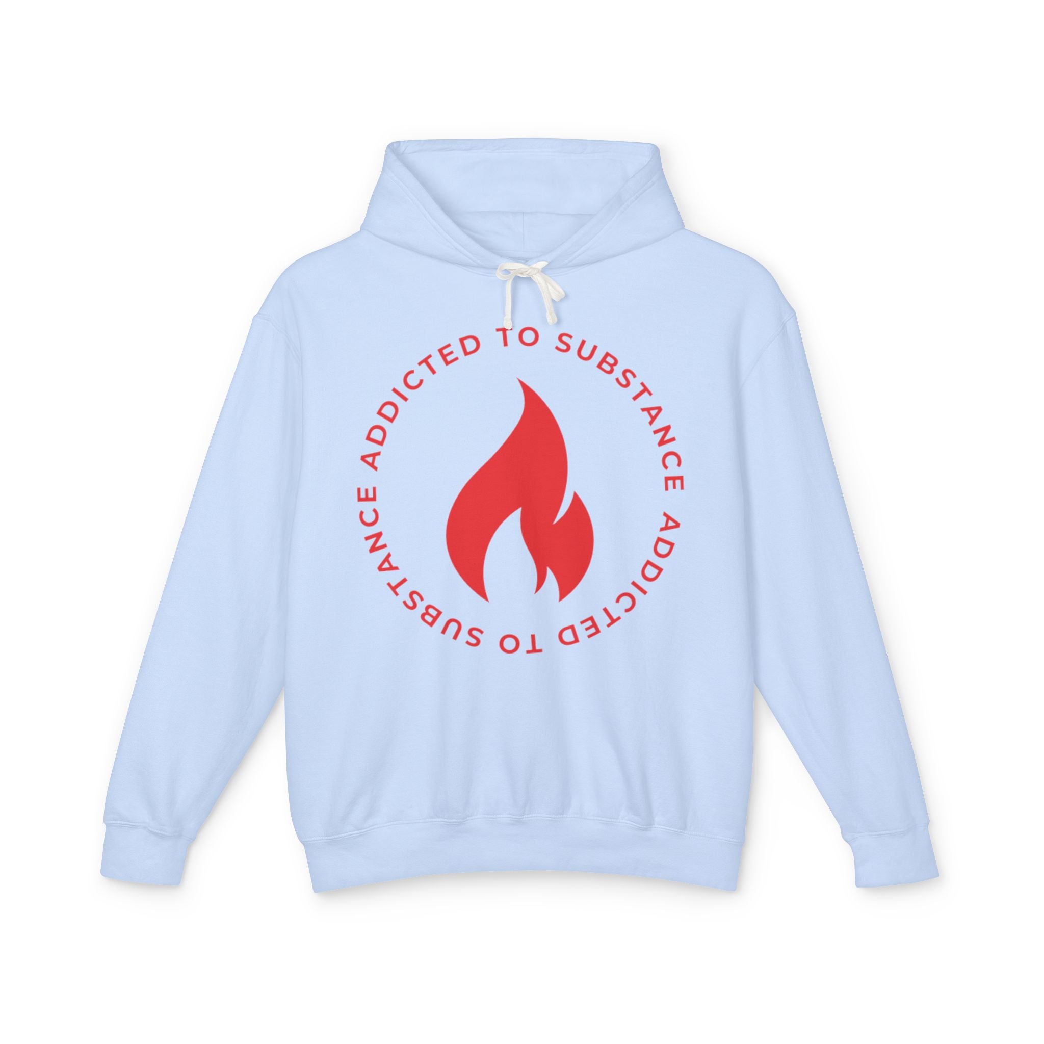 Women's Addicted to Substance Elements Hoodie - Fire | Unisex Lightweight Hooded Sweatshirt