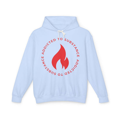 Women's Addicted to Substance Elements Hoodie - Fire | Unisex Lightweight Hooded Sweatshirt