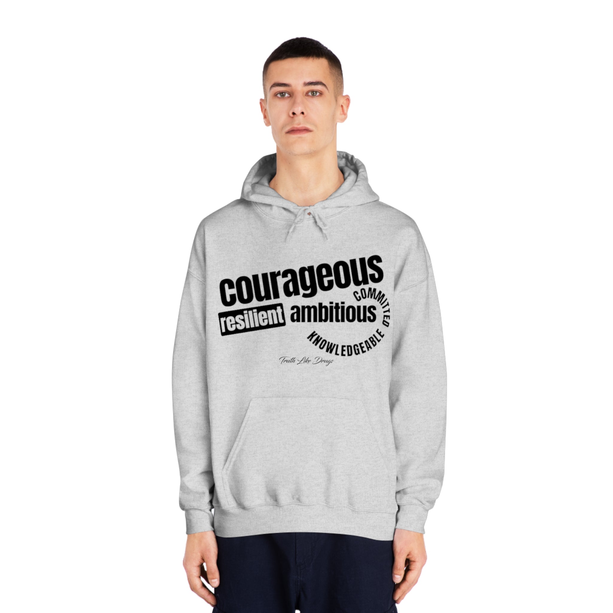 Courageous - Unisex DryBlend® Hooded Sweatshirt