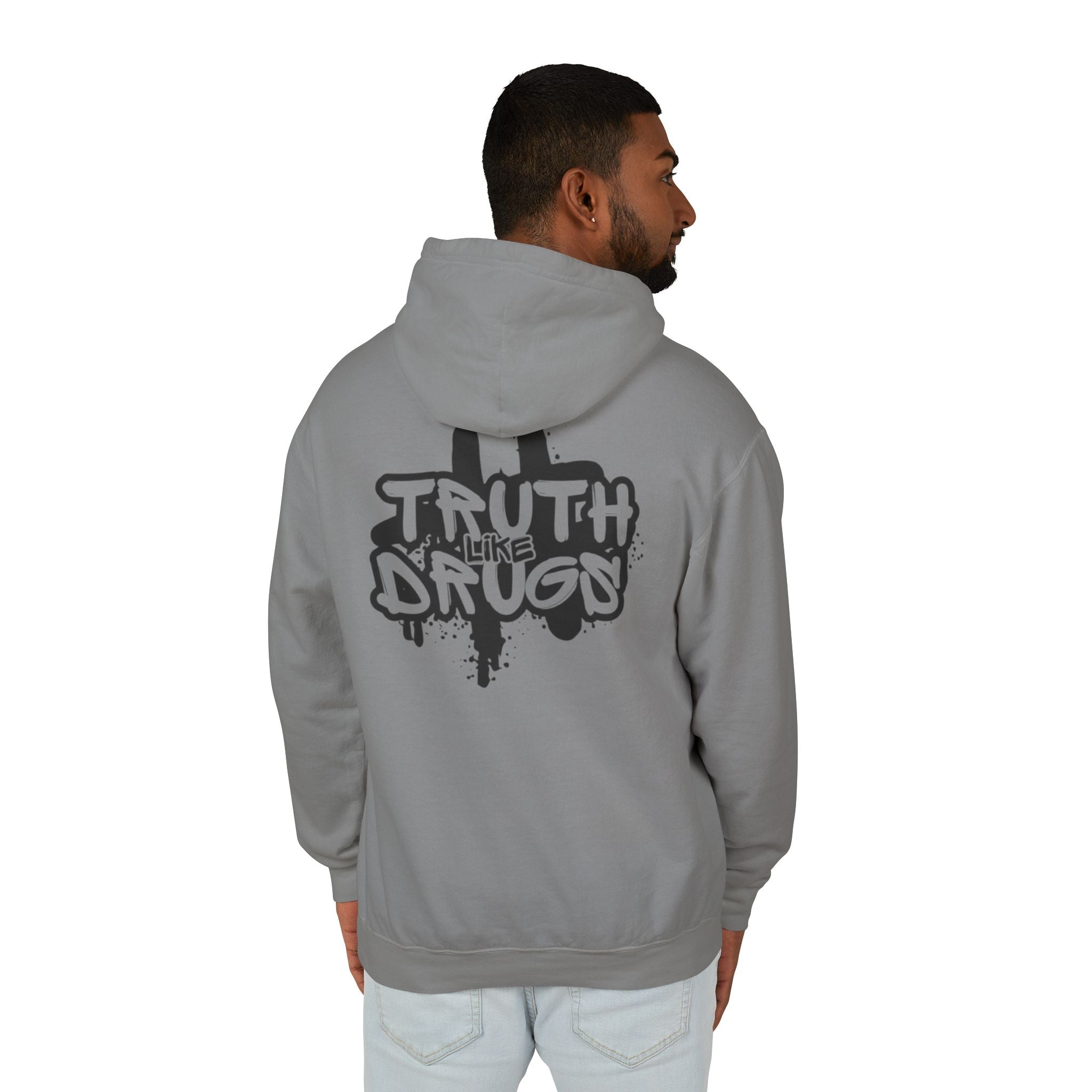 Truth Like Drugs | Unisex Lightweight Hooded Sweatshirt