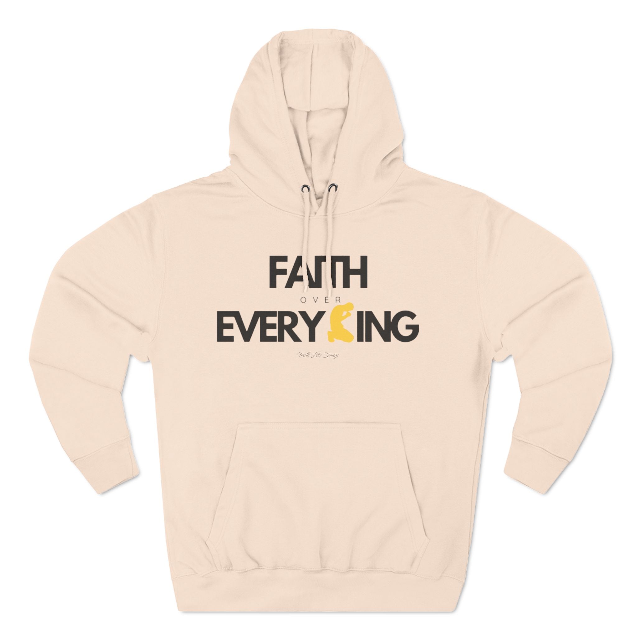 Faith Over Everything | Three-Panel Fleece Hoodie