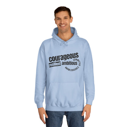 Courageous | Unisex College Hoodie