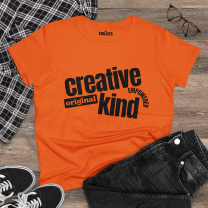 Creative Original Kind Empowered | Women's Midweight Cotton Tee