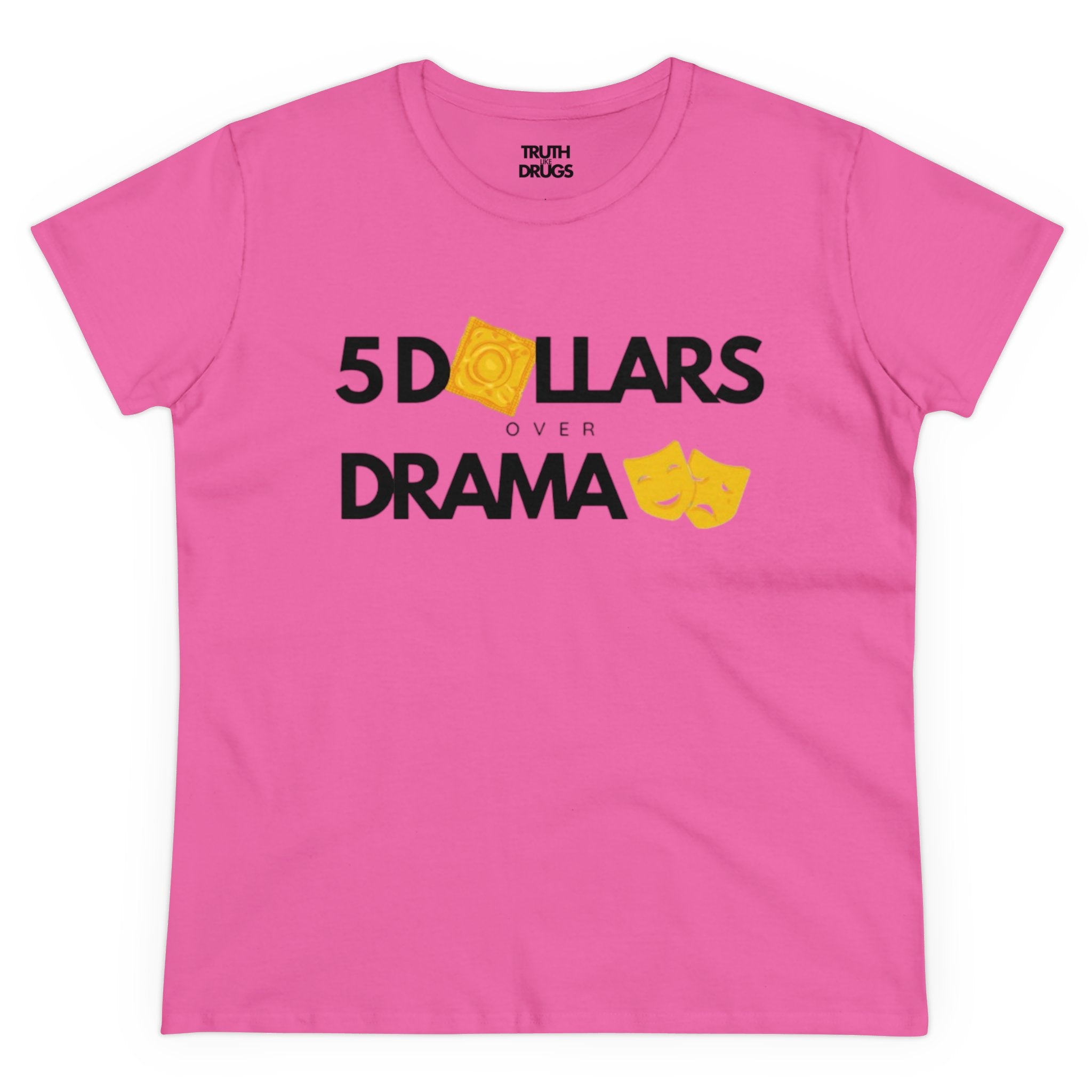 $5 Dollars Over Drama | Women's Midweight Cotton Tee