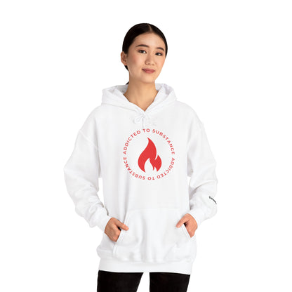 Women's Addicted To Substance Elements 2 Hoodie (Fire) | Heavy Blend™ Hooded Sweatshirt