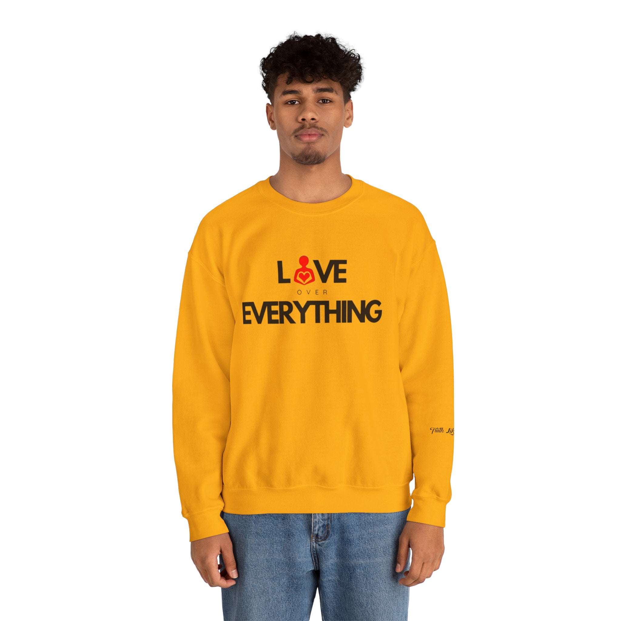 Love Over Everything  | Unisex Heavy Blend™ Crewneck Sweatshirt