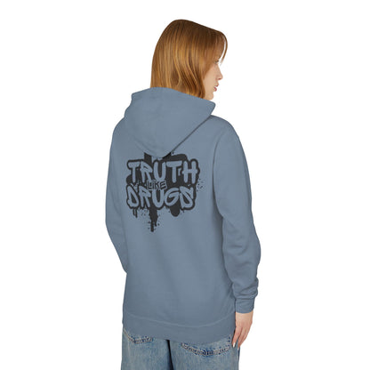 Truth Like Drugs | Unisex Lightweight Hooded Sweatshirt