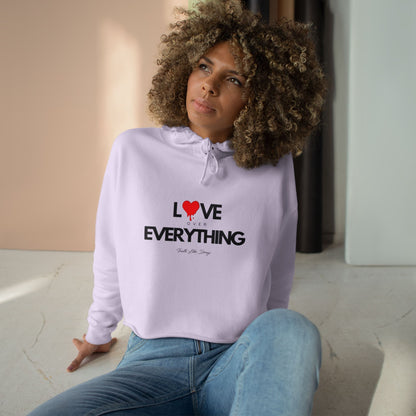 Love Over Everything | Crop Hoodie