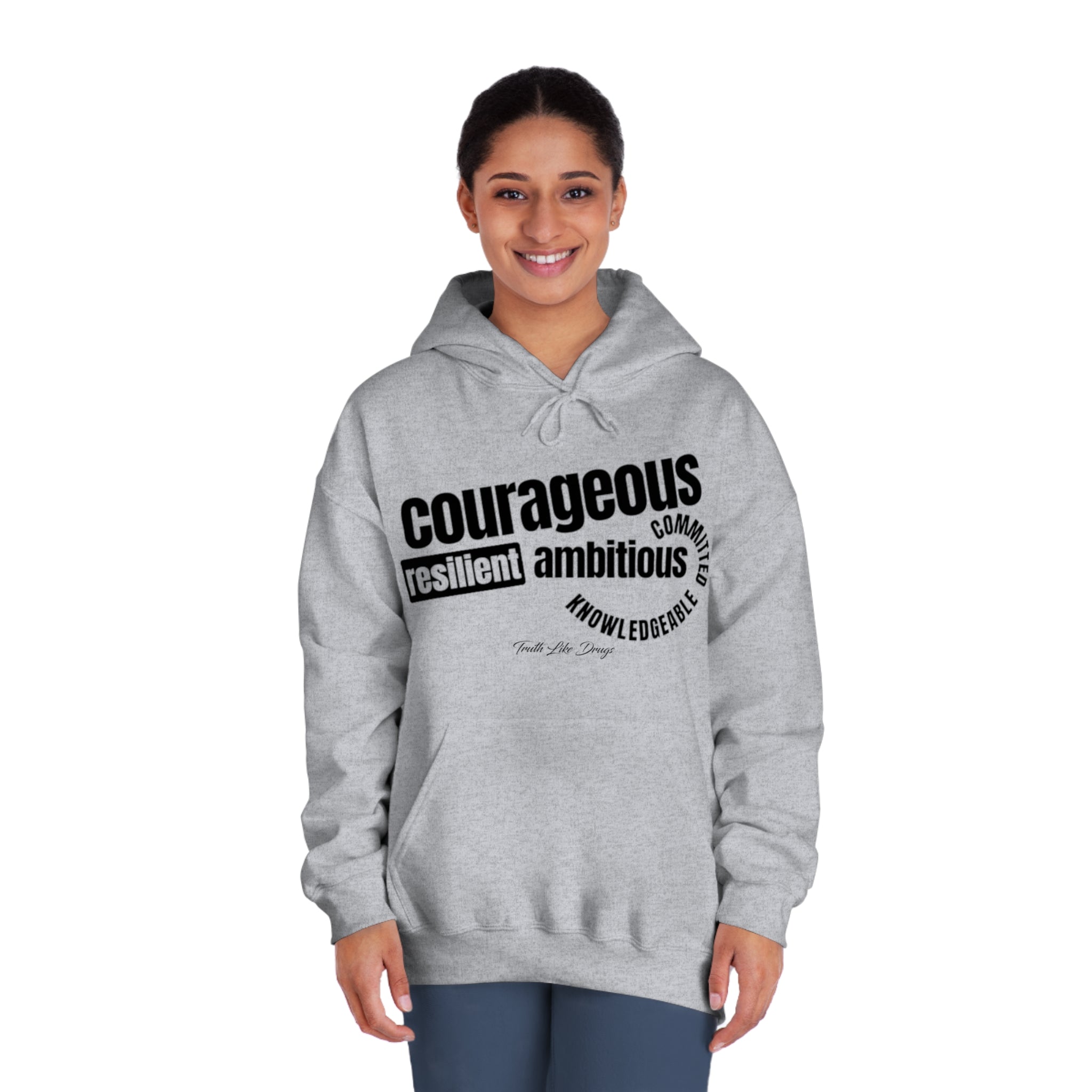 Courageous - Unisex DryBlend® Hooded Sweatshirt