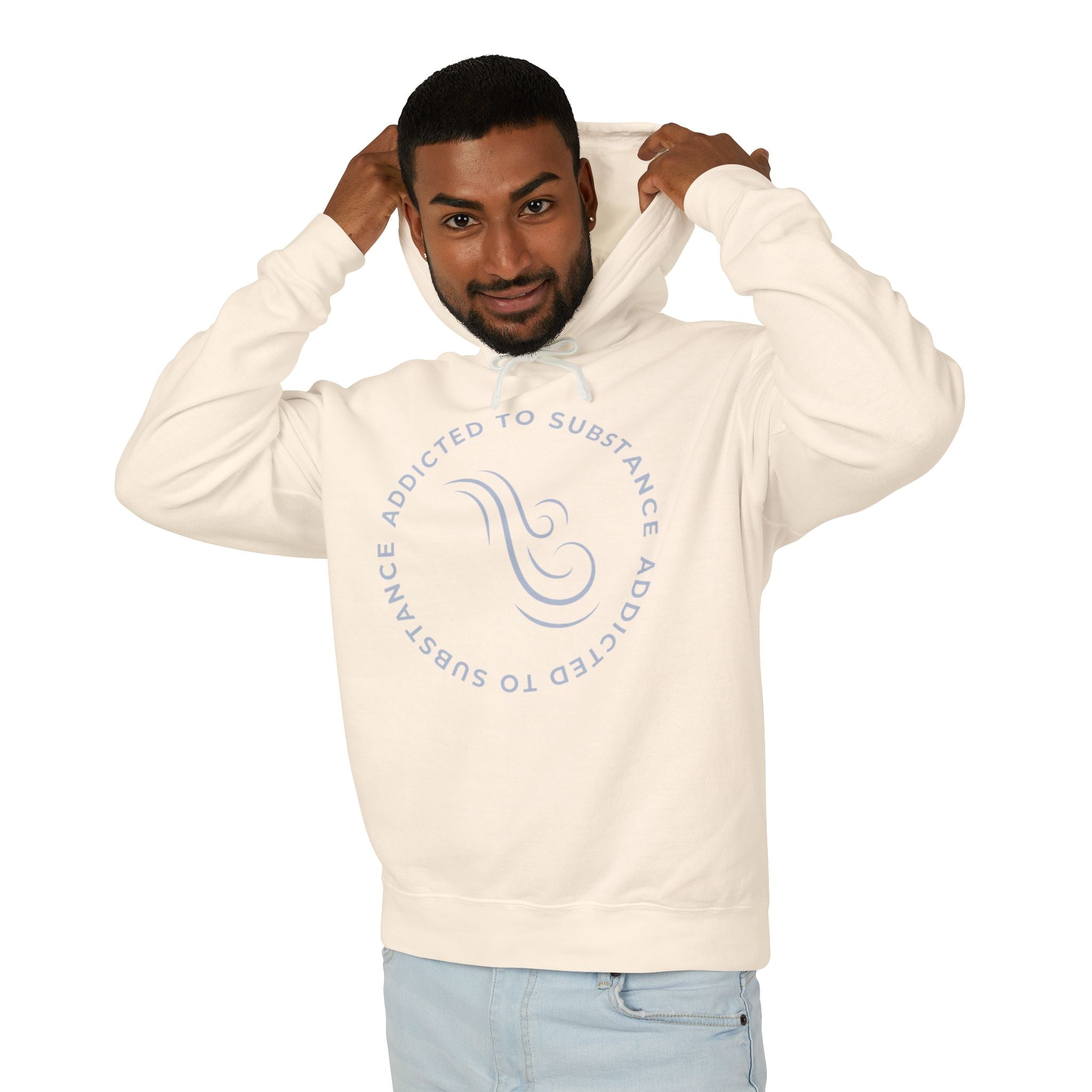 Men's Addicted to Substance Elements Hoodie - Air | Lightweight Hooded Sweatshirt