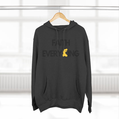 Faith Over Everything | Three-Panel Fleece Hoodie