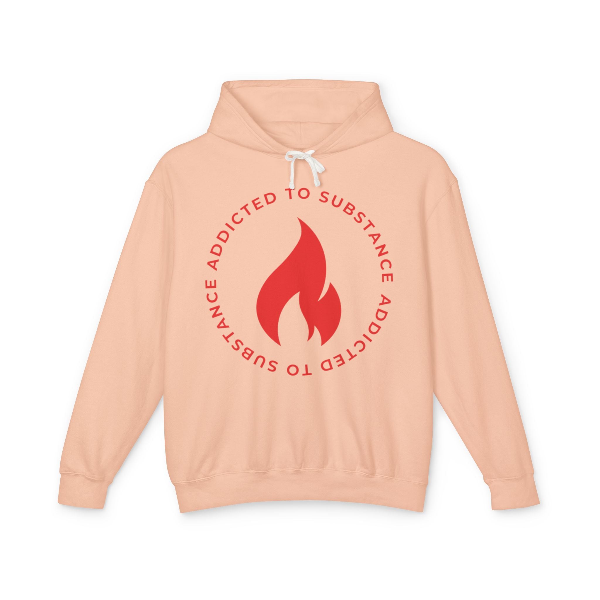 Women's Addicted to Substance Elements Hoodie - Fire | Unisex Lightweight Hooded Sweatshirt