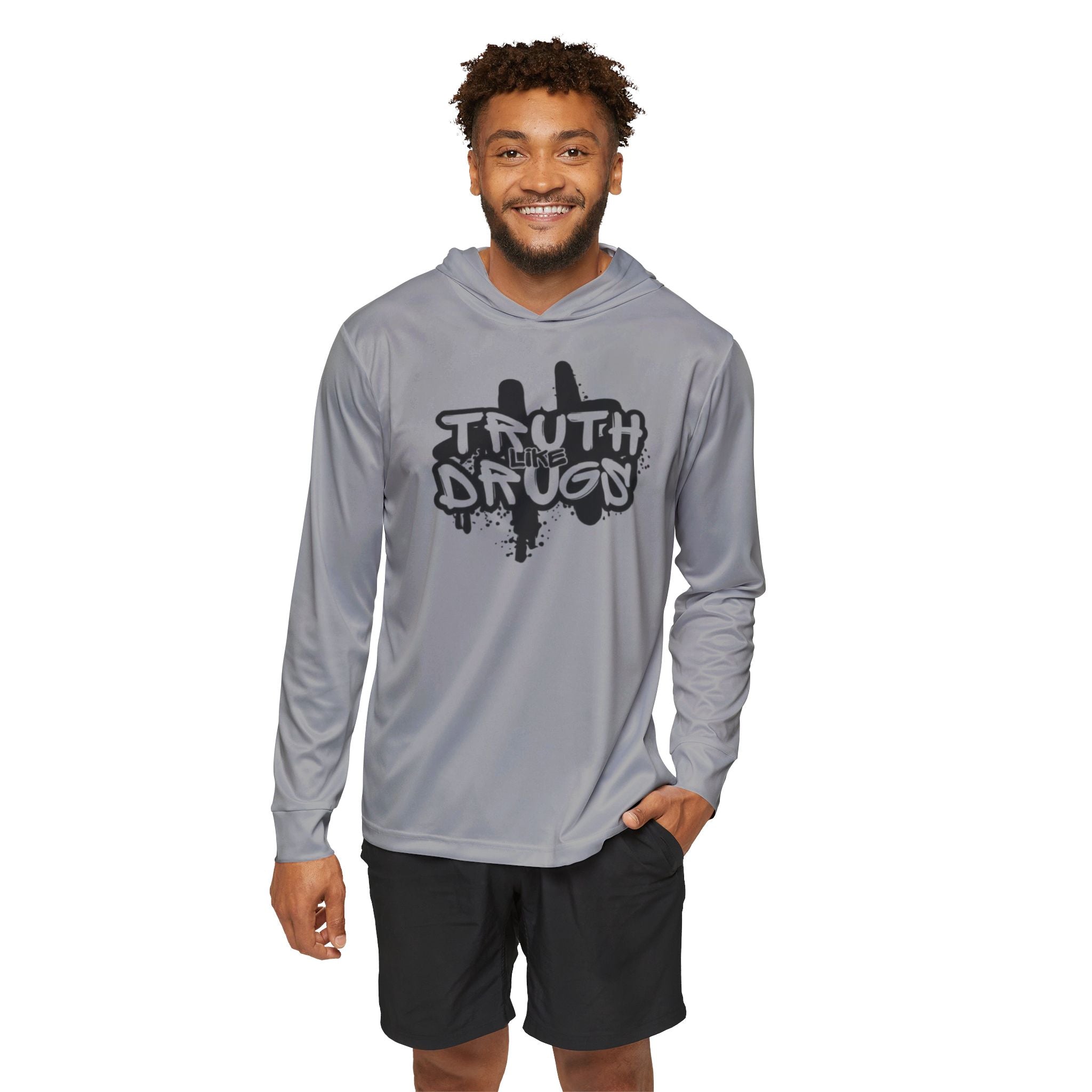 Truth Like Drugs Graffiti | Men's Sports Warmup Hoodie