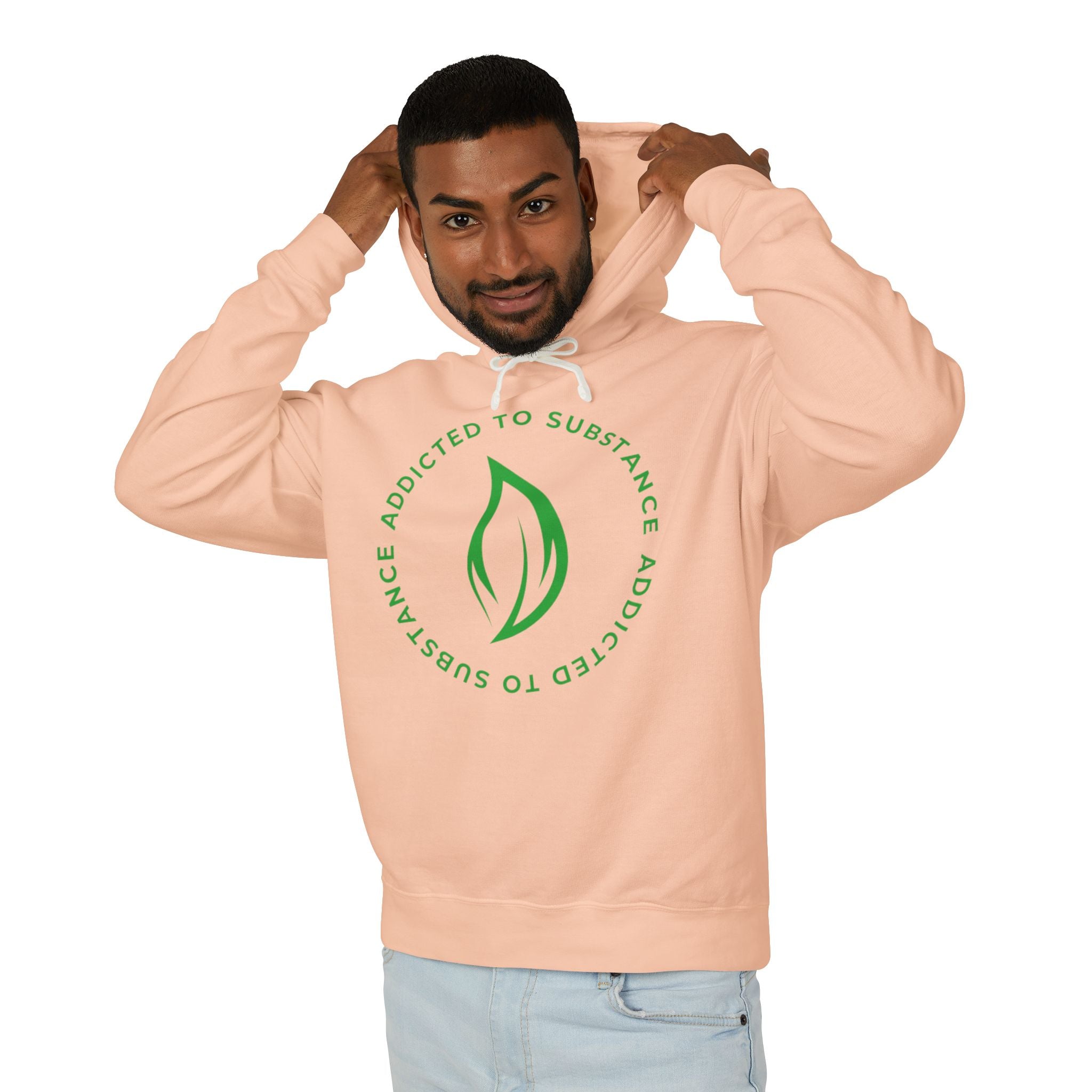 Men's Addicted To Substance Elements Hoodie - Earth | Lightweight Hooded Sweatshirt