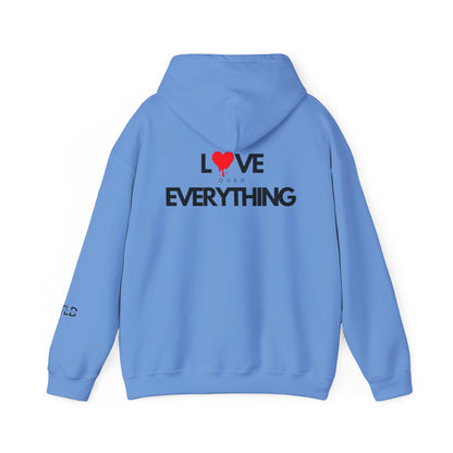 Love over Everything  TLD | Unisex Heavy Blend™ Hooded Sweatshirt