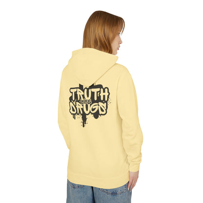 Truth Like Drugs | Unisex Lightweight Hooded Sweatshirt