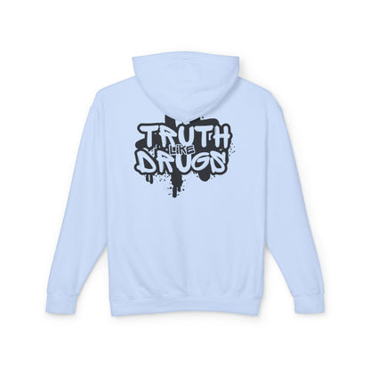 Truth Like Drugs | Unisex Lightweight Hooded Sweatshirt