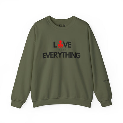 Love Over Everything  | Unisex Heavy Blend™ Crewneck Sweatshirt