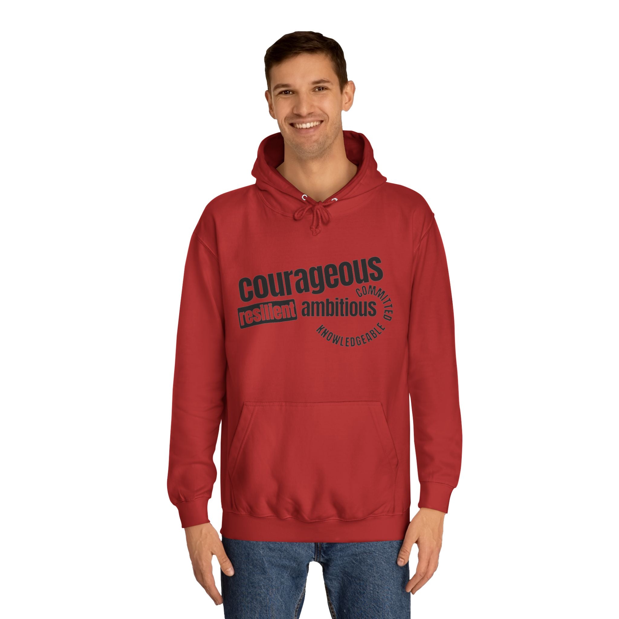 Courageous | Unisex College Hoodie