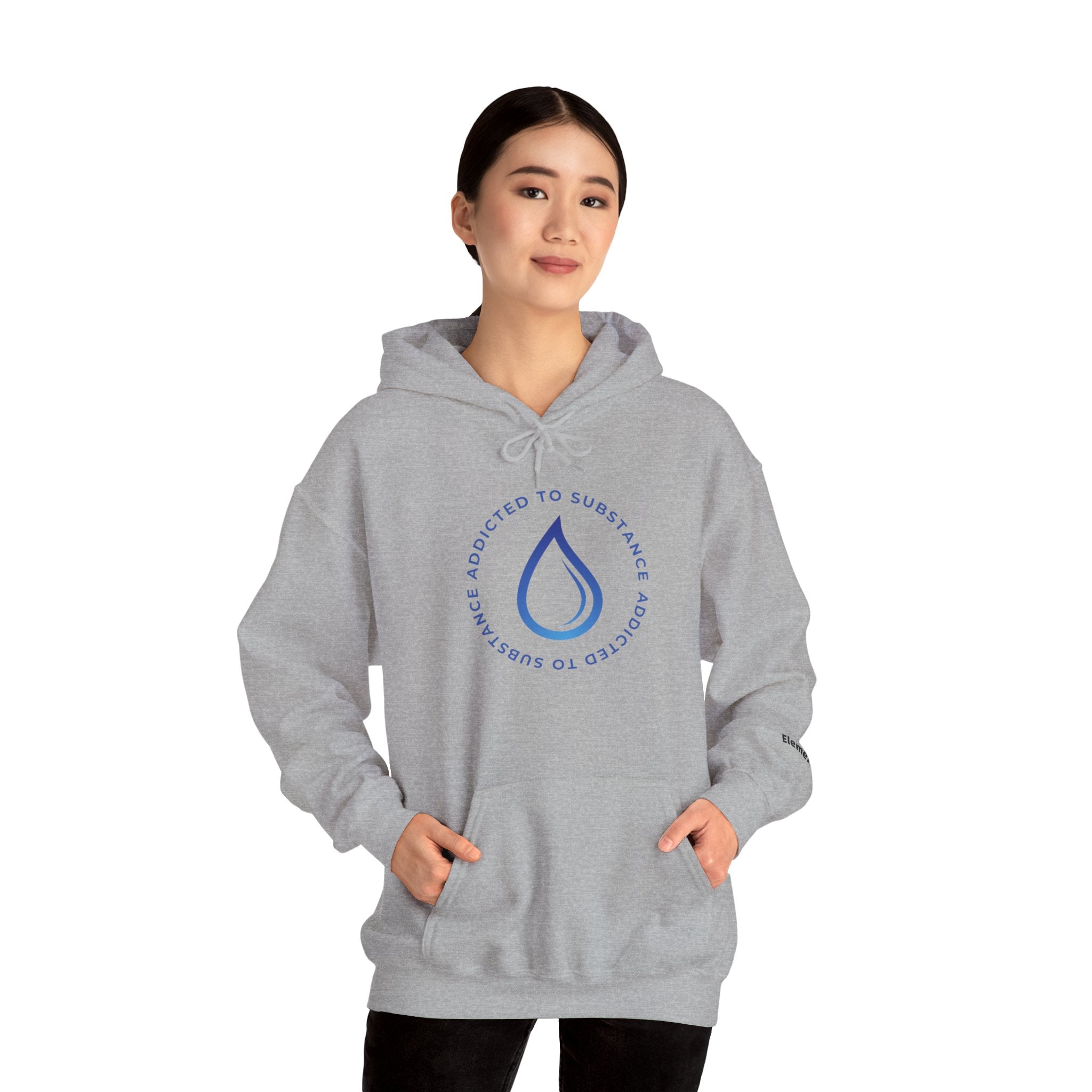 Women's Addicted To Substance Elements 2 Hoodie (Water) |  Heavy Blend™ Hooded Sweatshirt