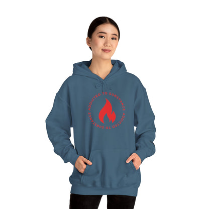 Women's Addicted To Substance Elements 2 Hoodie (Fire) | Heavy Blend™ Hooded Sweatshirt