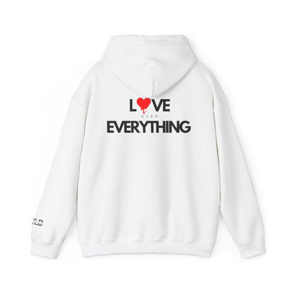 Love over Everything  TLD | Unisex Heavy Blend™ Hooded Sweatshirt
