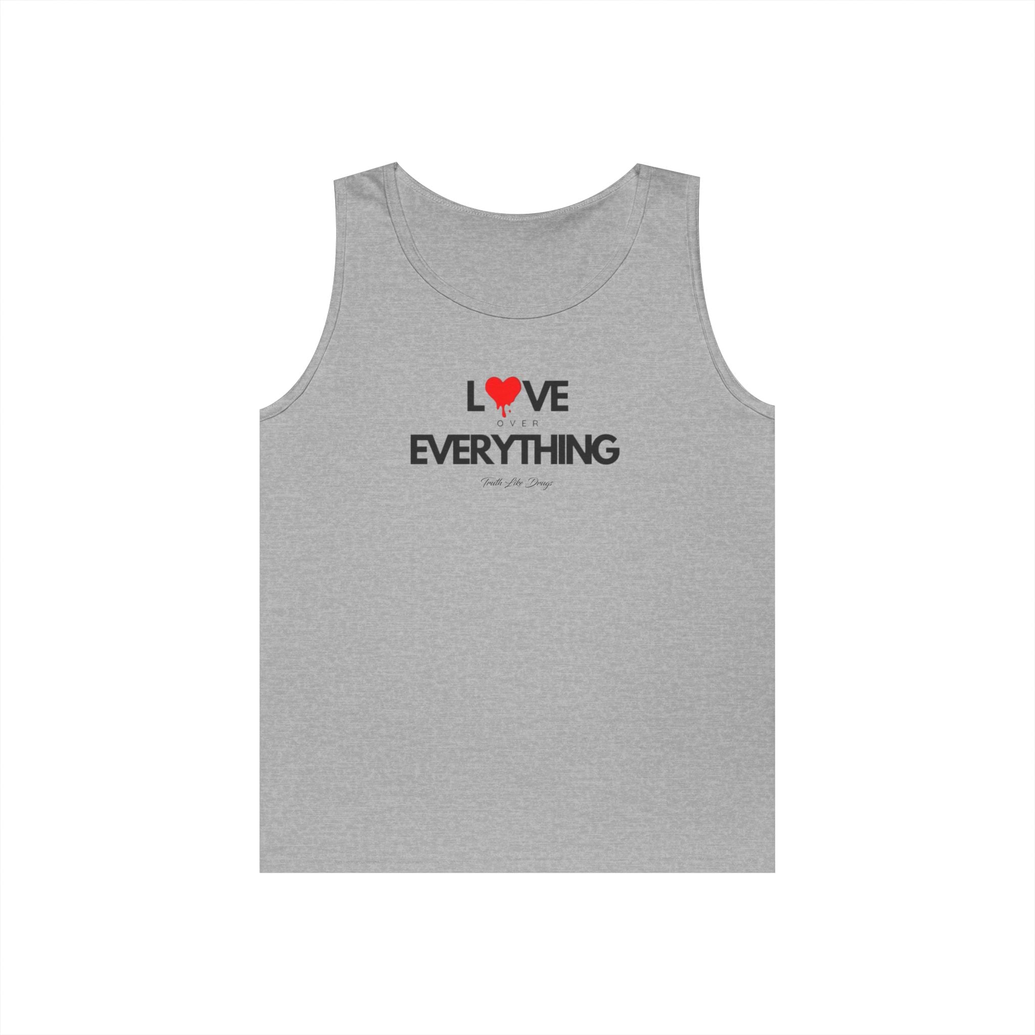 Women's Love Over Everything | Heavy Cotton Tank Top