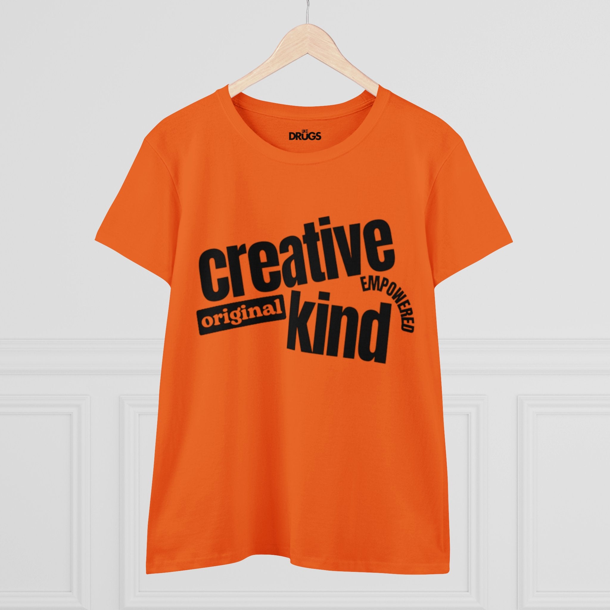 Creative Original Kind Empowered | Women's Midweight Cotton Tee