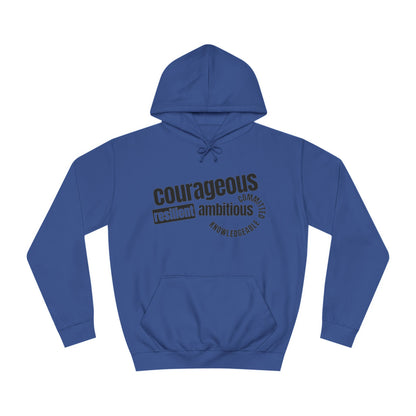 Courageous | Unisex College Hoodie