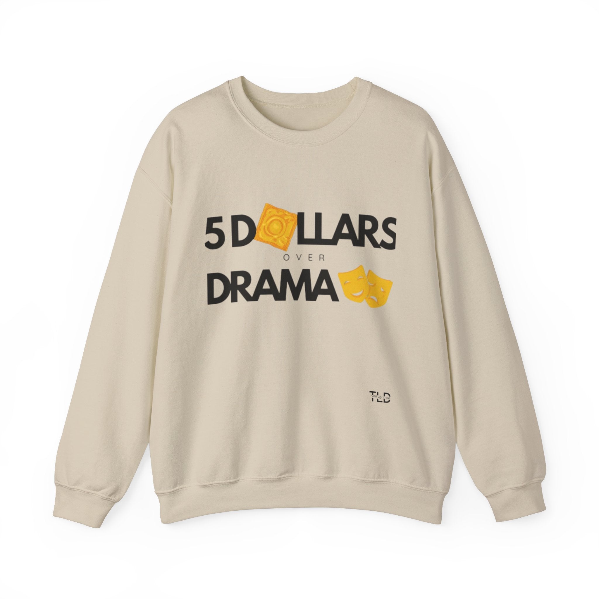 Women's 5 Dollar Over Drama | Heavy Blend™ Crewneck Sweatshirt