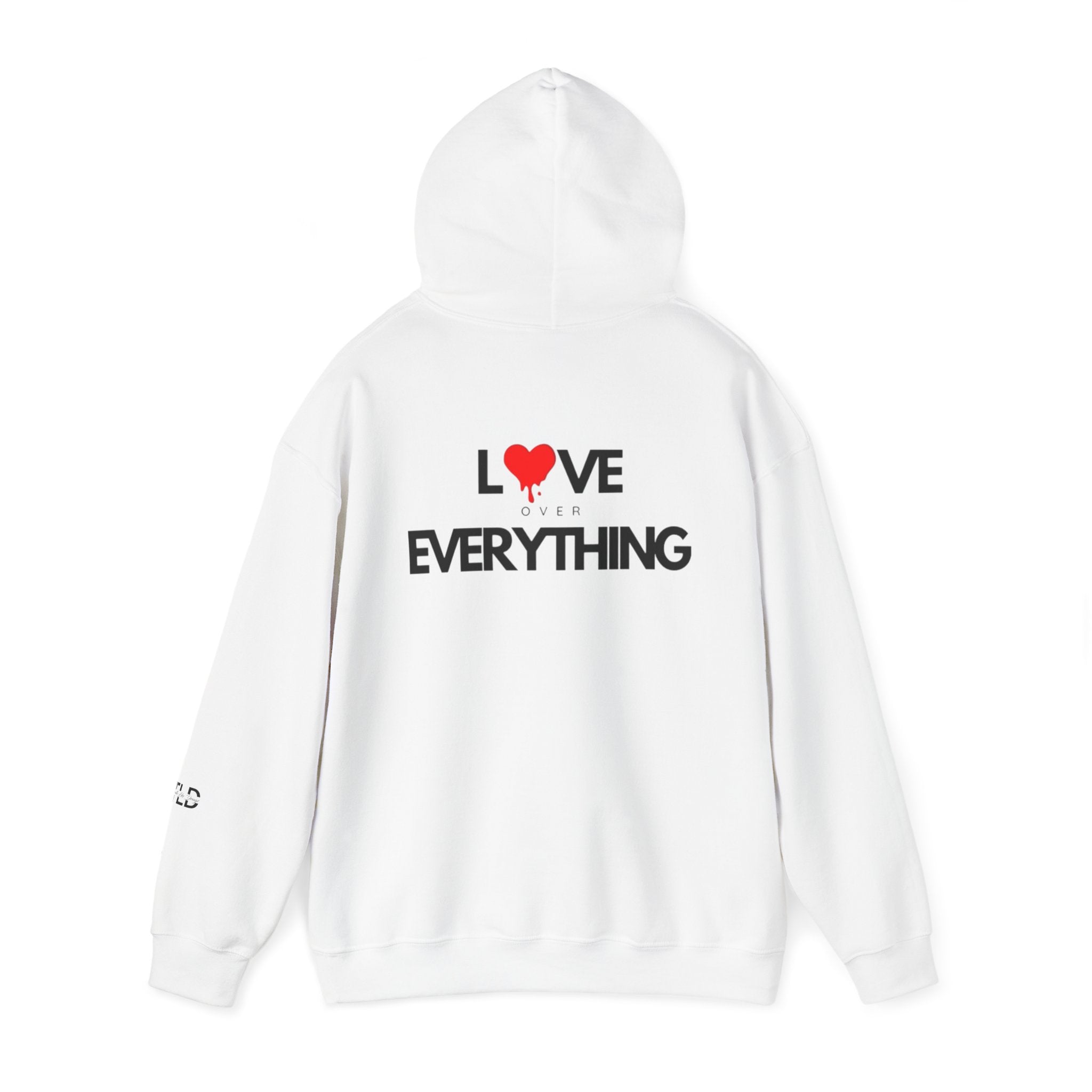 Love over Everything  TLD | Unisex Heavy Blend™ Hooded Sweatshirt