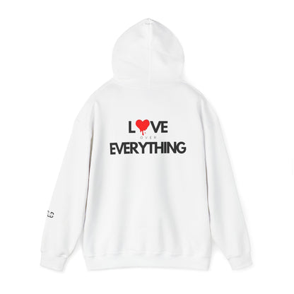 Love over Everything  TLD | Unisex Heavy Blend™ Hooded Sweatshirt