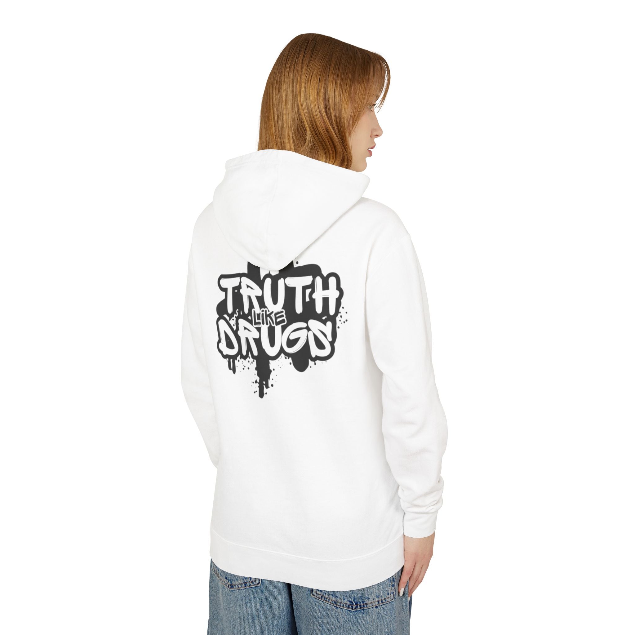 Truth Like Drugs | Unisex Lightweight Hooded Sweatshirt