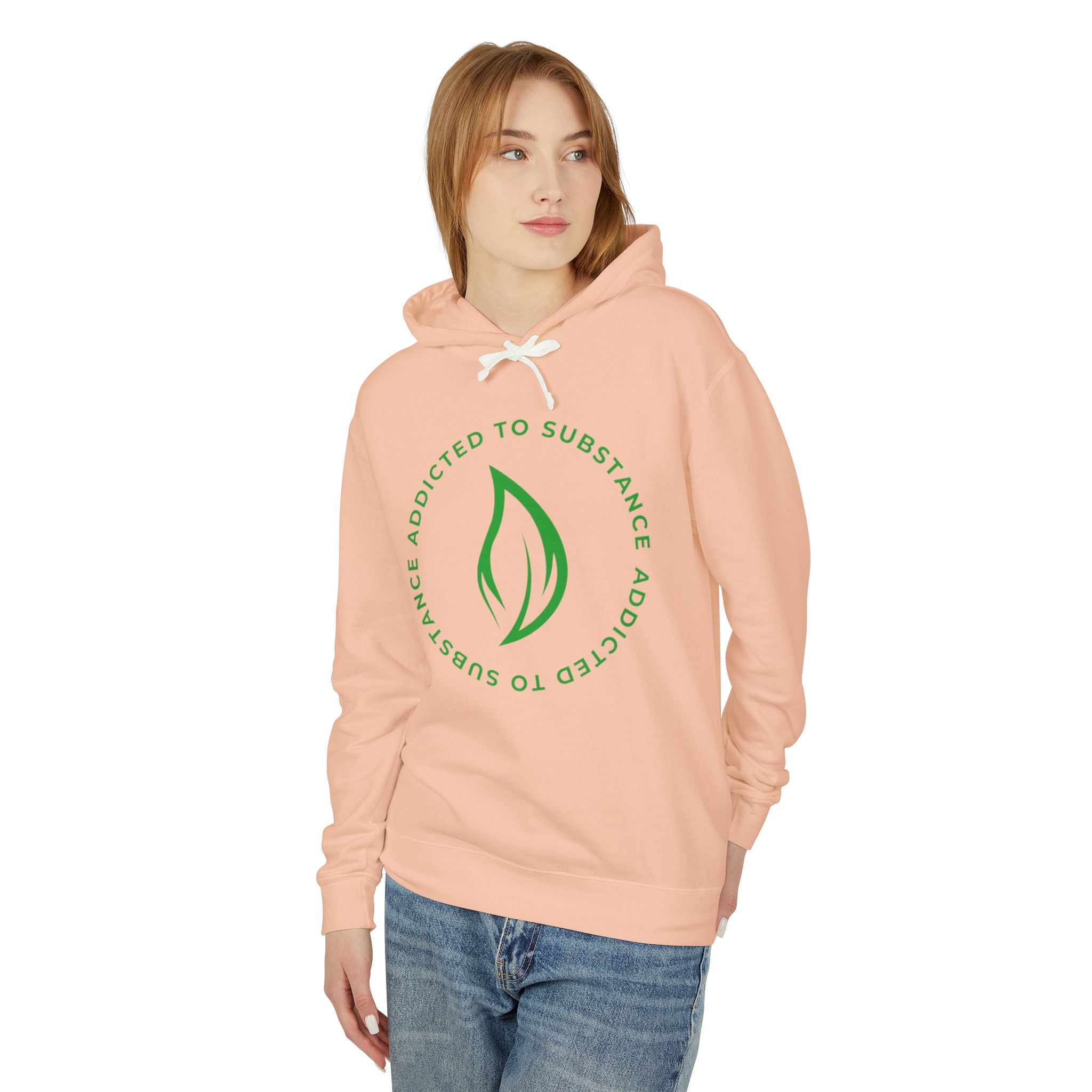 Women's Addicted To Substance Elements Hoodie - Earth | Lightweight Hooded Sweatshirt