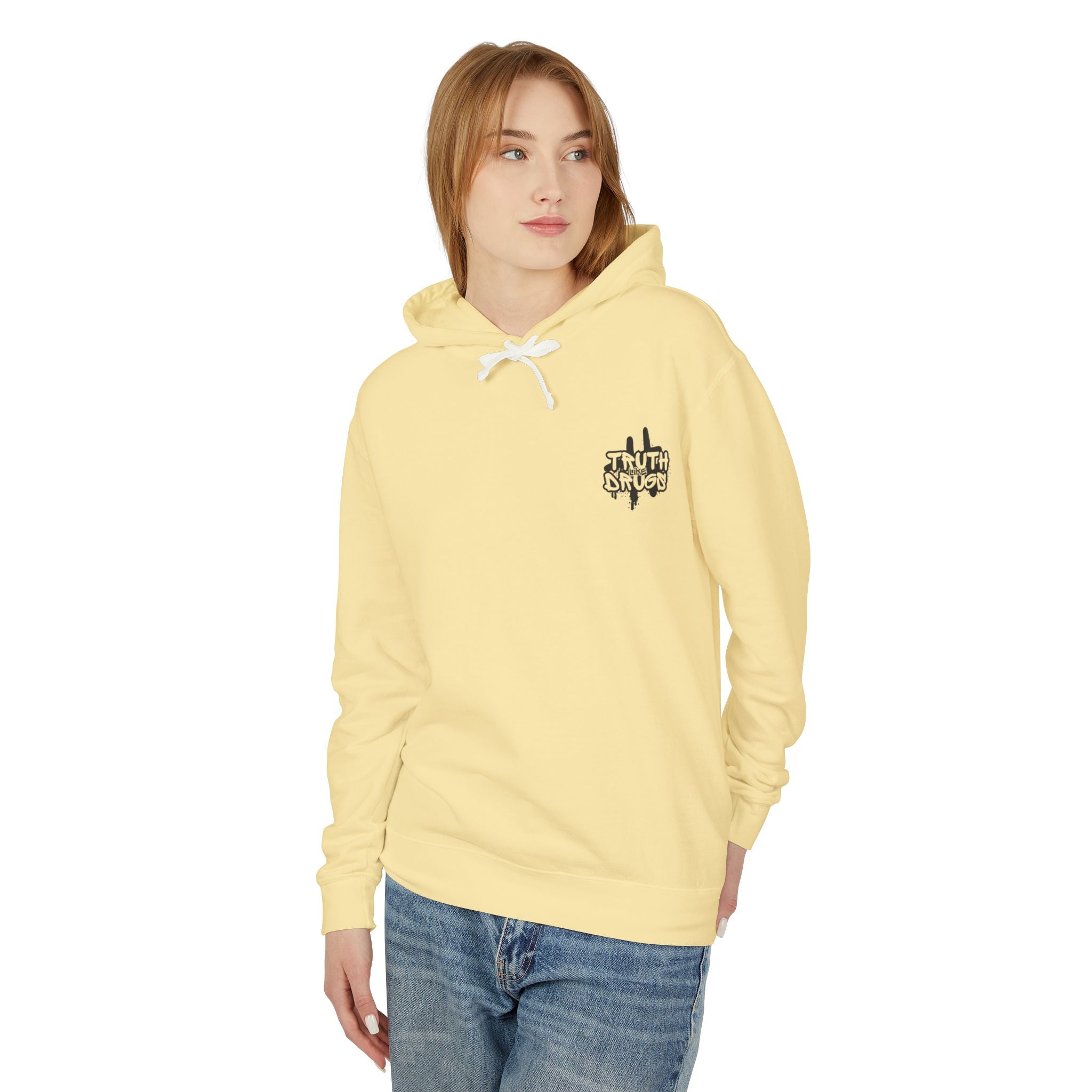 Truth Like Drugs | Unisex Lightweight Hooded Sweatshirt