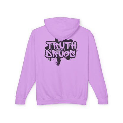 Truth Like Drugs | Unisex Lightweight Hooded Sweatshirt