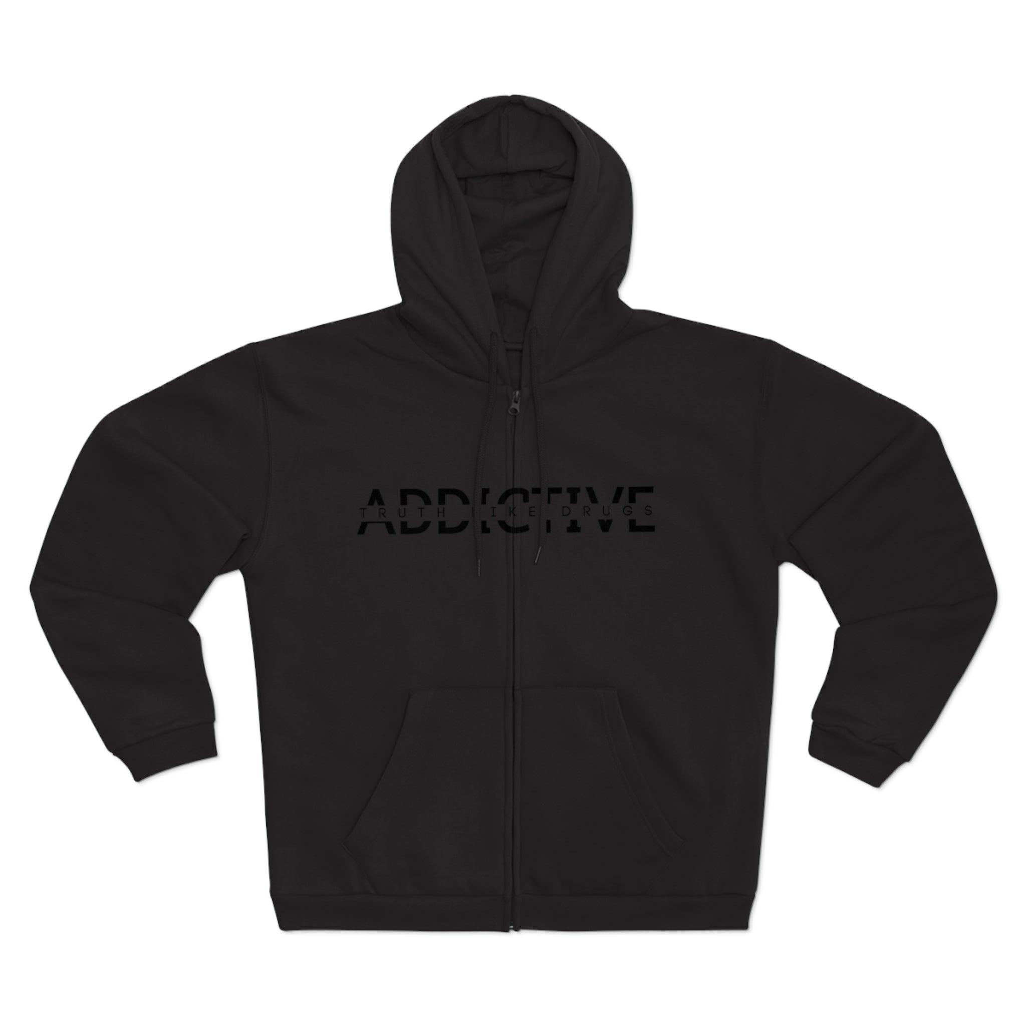 Addictive/Unisex Hooded Zip Sweatshirt