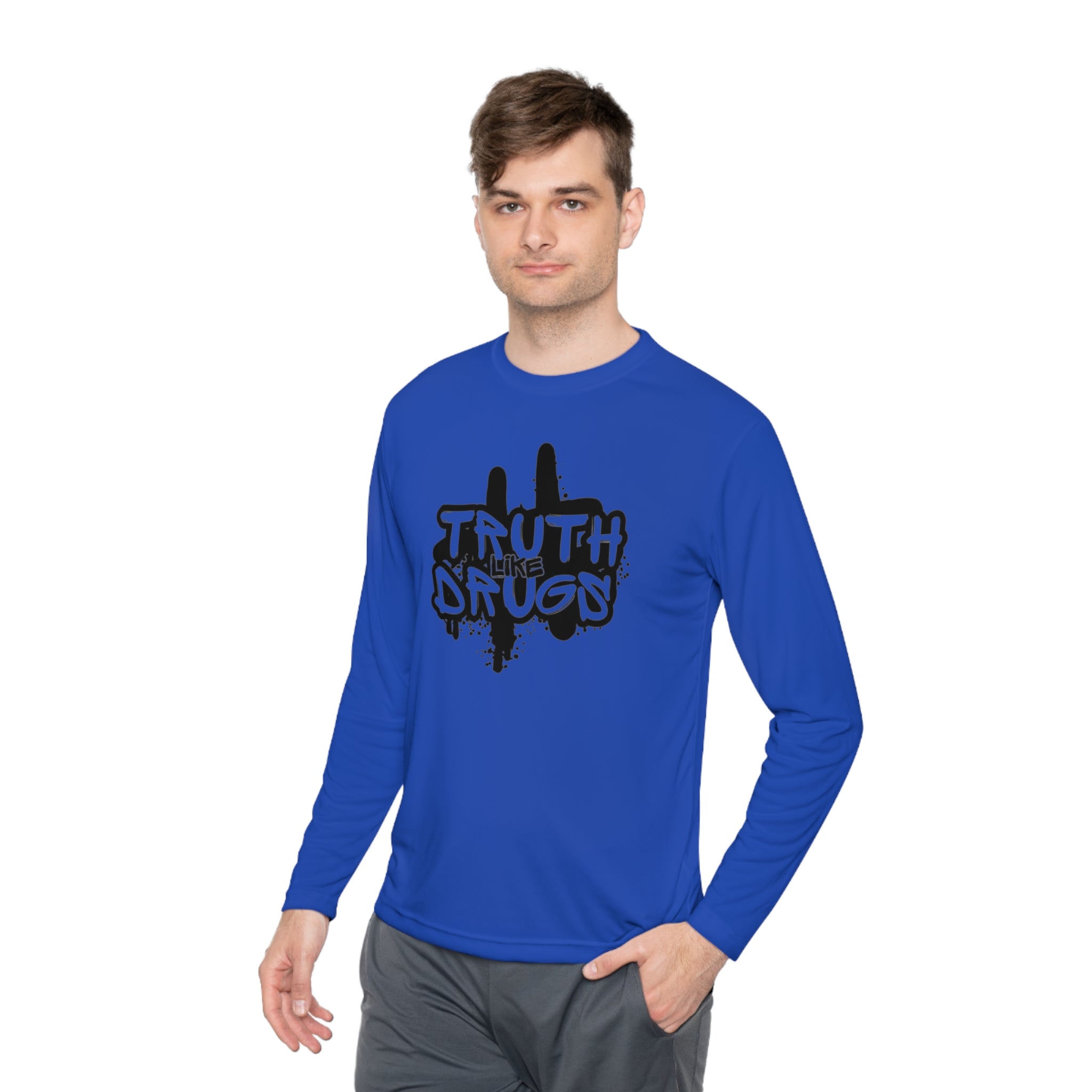 Truth Like Drugs Graffiti | Unisex Lightweight Long Sleeve Tee