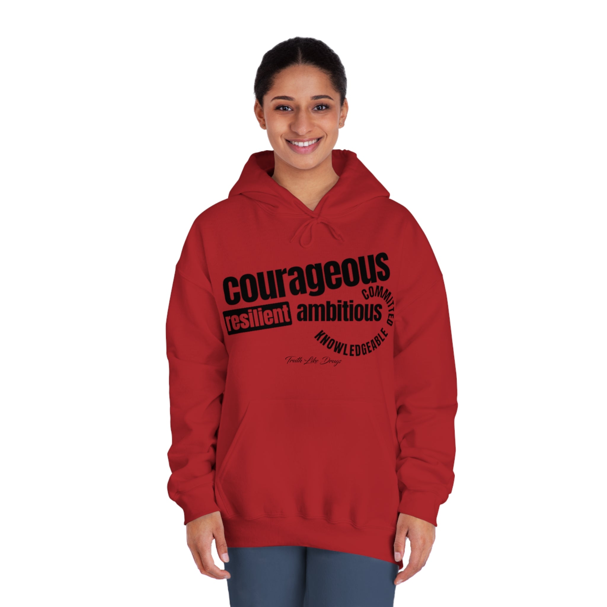 Courageous - Unisex DryBlend® Hooded Sweatshirt