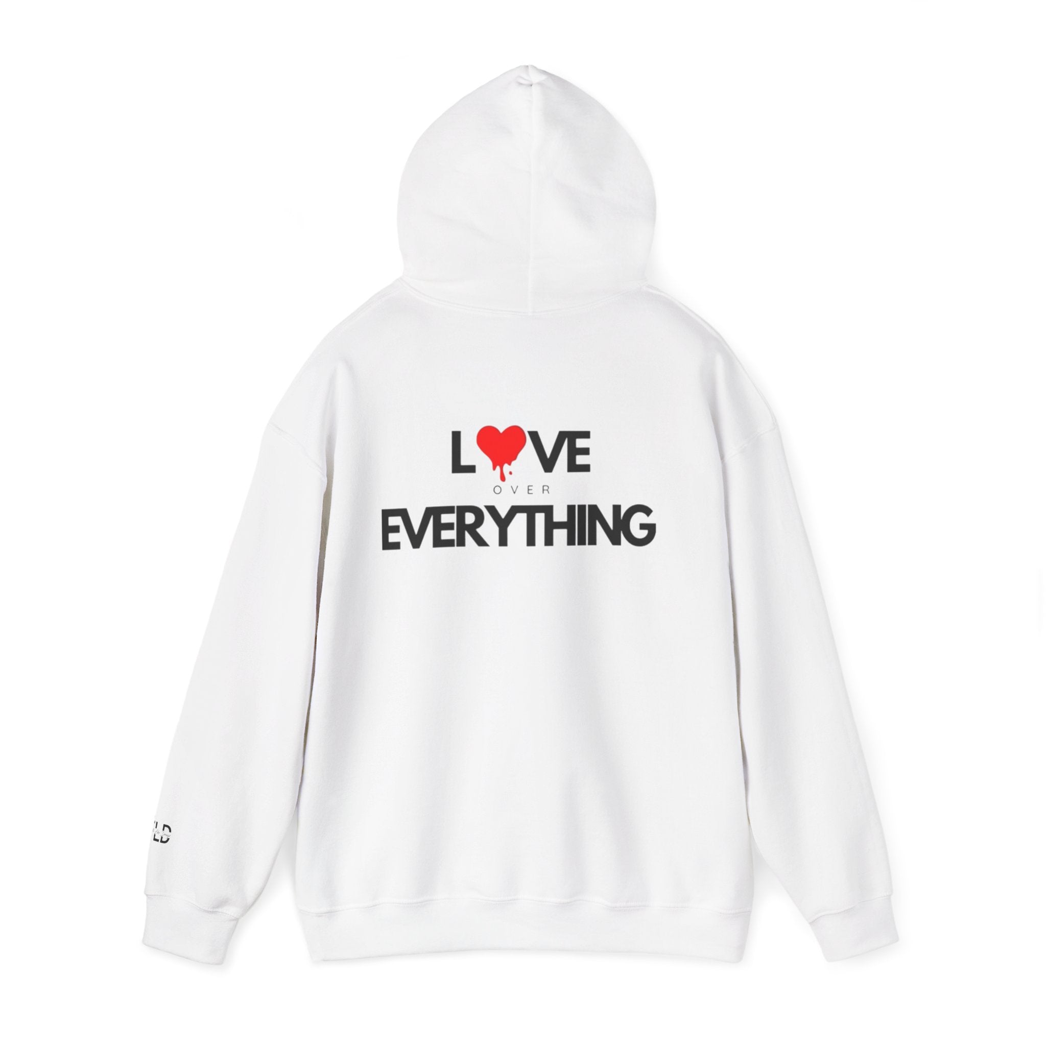 Love over Everything  TLD | Unisex Heavy Blend™ Hooded Sweatshirt