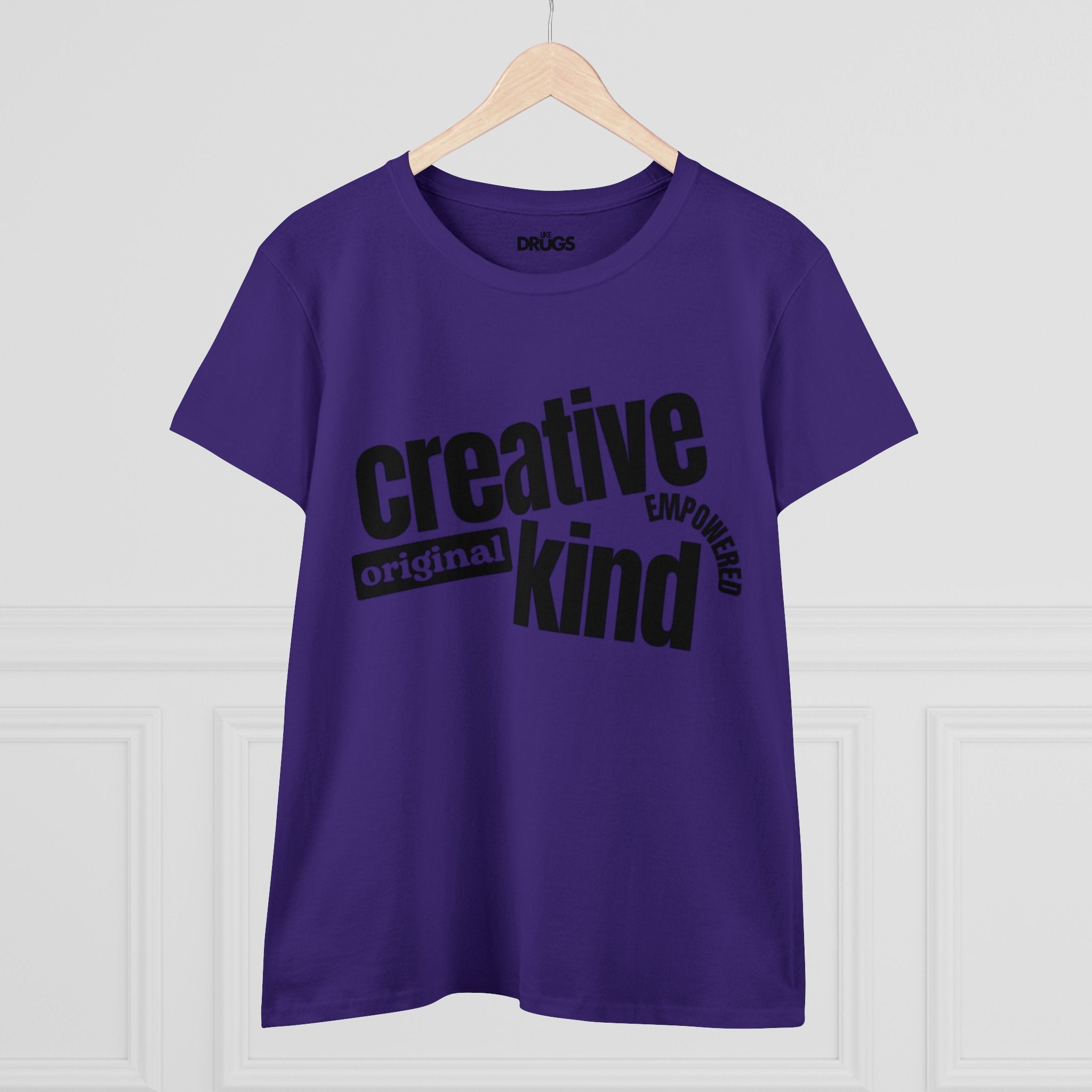 Creative Original Kind Empowered | Women's Midweight Cotton Tee