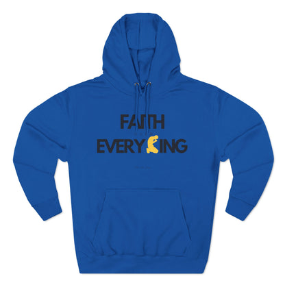 Faith Over Everything | Three-Panel Fleece Hoodie