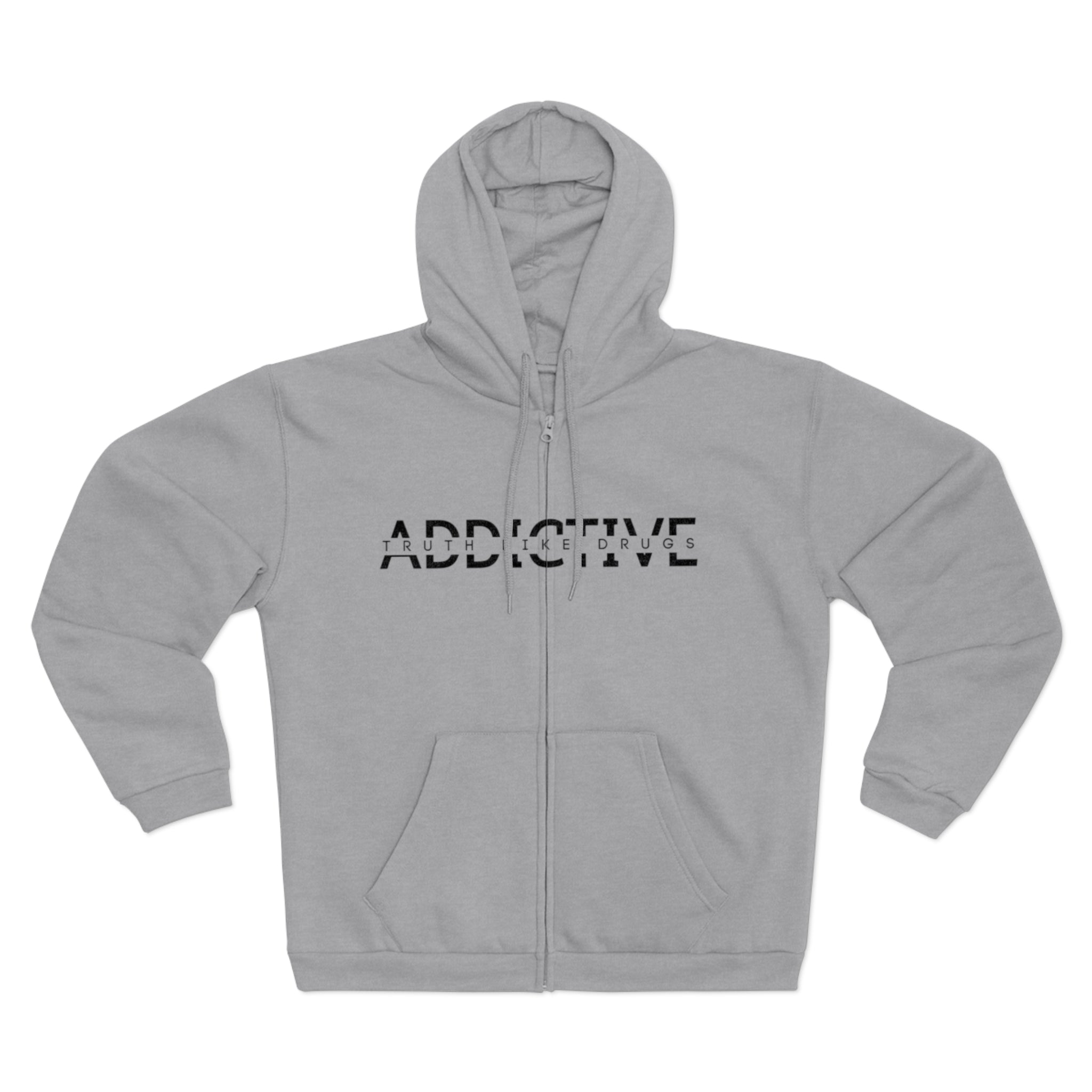 Addictive/Unisex Hooded Zip Sweatshirt