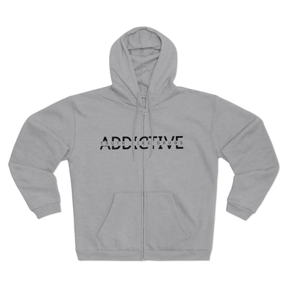 Addictive/Unisex Hooded Zip Sweatshirt