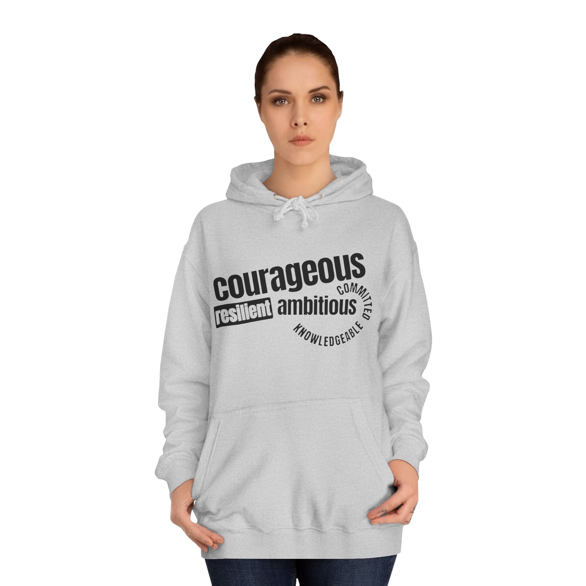 Courageous | Unisex College Hoodie