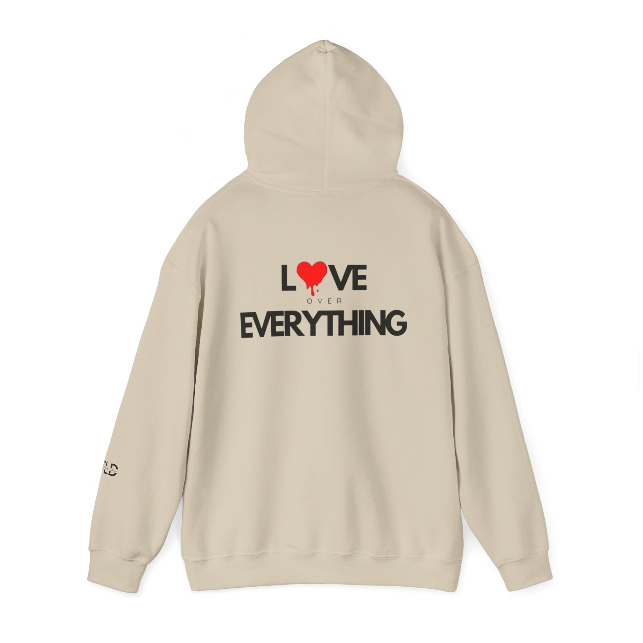 Love over Everything  TLD | Unisex Heavy Blend™ Hooded Sweatshirt