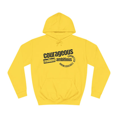 Courageous | Unisex College Hoodie